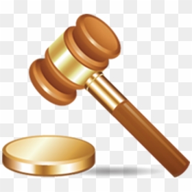 Court Clipart Auction Hammer - Auction Icon, HD Png Download - court hammer png