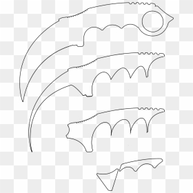 Sketch, HD Png Download - csgo knives png
