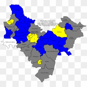 Stratford-avon 2008 Election Map - Stratford Upon Avon County, HD Png Download - avon png