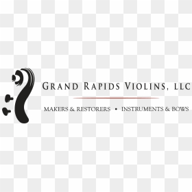Grand Rapids Violins, Llc - Violin Maker Logo, HD Png Download - violin bow png