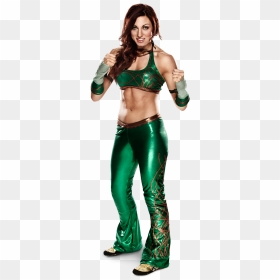 Becky Lynch In Green, HD Png Download - asuka wwe png