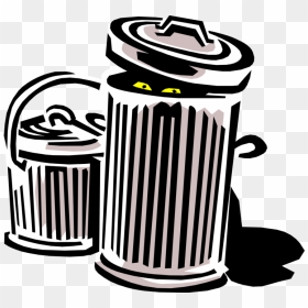 Transparent Garbage Cans Clipart - Solid Waste Management Awareness, HD Png Download - dustbin clipart png