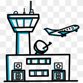 Building Videoscribe Clip Art - Airport Clipart Png, Transparent Png - airport png