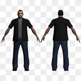 Gta Sa Janitor Skin, HD Png Download - mobster png