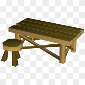 Old School Runescape Wiki - Picnic Table, HD Png Download - wood furniture png