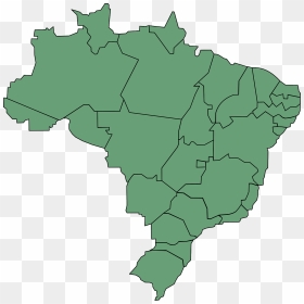 Brazil Map Transparent Pink, HD Png Download - states png