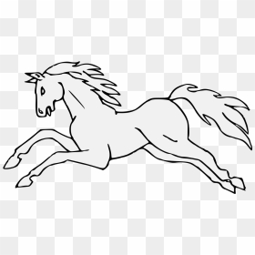 Line Art, HD Png Download - horse face png