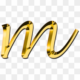 Gold Letter I Png - Small Letter M Design, Transparent Png - j cole crown png