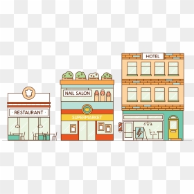 Businesses & Commercial Space - Supermarket Cartoon Png, Transparent Png - supermarket png