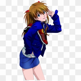 • Myedit Neon Genesis Evangelion Transparent Asuka - Asuka Langley Soryu Transparent, HD Png Download - asuka wwe png