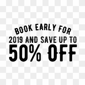 Booking Offer-save Upto 50% - Illustration, HD Png Download - upto 50 off png