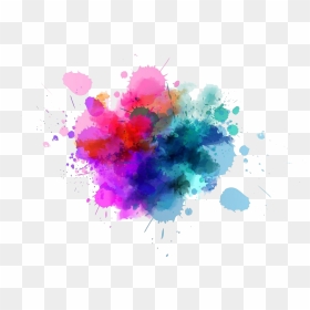 Pintura A La Acuarela Descarga Color Chorro - Color Watermark Png, Transparent Png - acuarela png