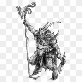 Goatskull Aanchuth, Gabrax Warlock - Illustration, HD Png Download - warlock png