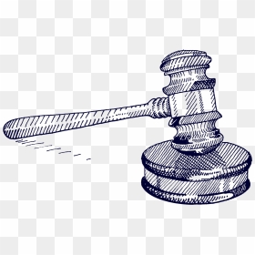 Criminal Law Transparent, HD Png Download - court hammer png