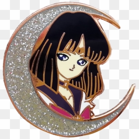 Manufacturer Cute Anime Girl Hard Enamel Pin With Glitter - Badge, HD Png Download - totoro icon png