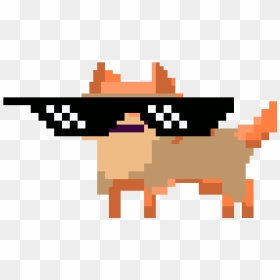 Vector Graphics , Png Download - Pixel Sunglasses Png, Transparent Png - mlg doge png