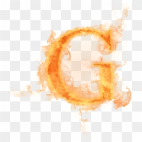 Transparent G Fire - Burning Letter G, HD Png Download - burning letter a png