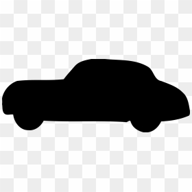 Clipart Stylized Car Silhouette Line Art In Png - Clip Art Car Silhouette, Transparent Png - car line art png