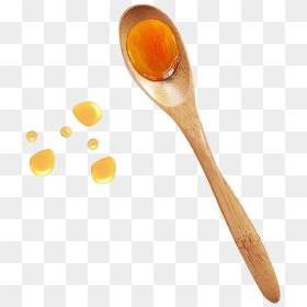 Honey Transparent Spoon - Honey Spoon Top View, HD Png Download - honey spoon png
