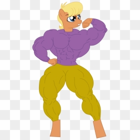 Bodybuilder Vector Animation - Daisy Duck Muscle, HD Png Download - bodybuilding vector png