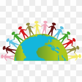 Earth Png With People From Around The World - World Population Day 2019, Transparent Png - around the world png