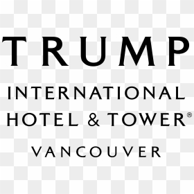 Trump International Hotel And Tower Vancouver - Monochrome, HD Png Download - trump tower png
