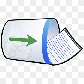 Fallen Trash Can Clipart, HD Png Download - dustbin clipart png