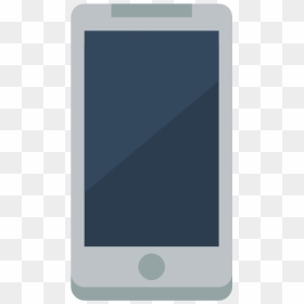 Cell Phone Icon Png - Celular Icon Flat, Transparent Png - mobile transparent png