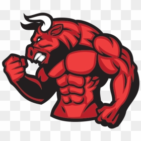 Muscle Bull Png - Red Bull Face, Transparent Png - bodybuilding vector png