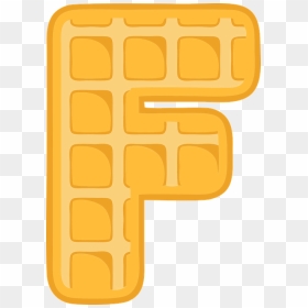 F, Alphabet, Waffle, Letter, Typography, Text, Font - Typography F, HD Png Download - burning letter a png