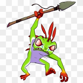 Here He Comes To Say, “mrrglrglrllrrglg” - Cartoon, HD Png Download - murloc png
