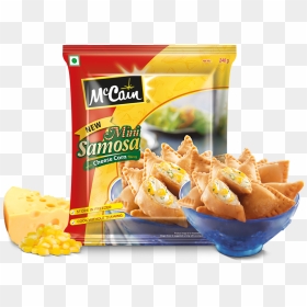 New Mccain Mini Samosa With Cheese Corn Filling - Mccain Cheese Corn Samosa, HD Png Download - indian samosa png
