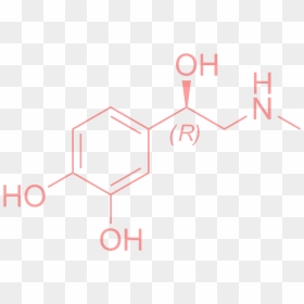 Adrenaline Chemical Structure, HD Png Download - temple frame png
