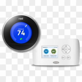 Nest Thermostat - Gadget, HD Png Download - nest thermostat png
