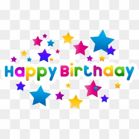 Happy Birthday Text Decor Png Clipart Image - Transparent Background Happy Birthday Clipart, Png Download - happy birthday pngs