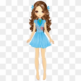Doll Png Transparent Clipart - Pretty Girl Cute Girl Clipart, Png Download - beauty girl png
