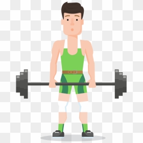 Vector Sport - Character Sport, HD Png Download - bodybuilding vector png