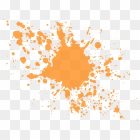 Orange Color Splash Png, Transparent Png - color splash png hd