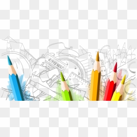 308 Pencil School Office District Community Supplies, HD Png Download - office stationery png