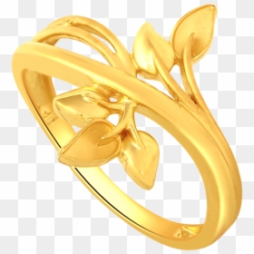 Gold Ring Designs For Females Without Stones - Women Gold Ring Design, HD Png Download - golden ring png