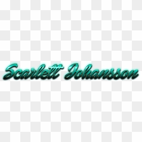 Scarlett Johansson Beautiful Letter Png Name - Scarlett Johansson Logo, Transparent Png - beautiful png images