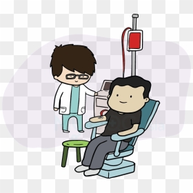 Before The Doctor Or Nurse Takes Your Blood, You Will - Blood Donor Cartoon Png, Transparent Png - blood donation png images