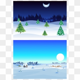 Tree Covered In Snow, HD Png Download - christmas tree snow png