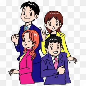Cartoon, HD Png Download - happy business people png