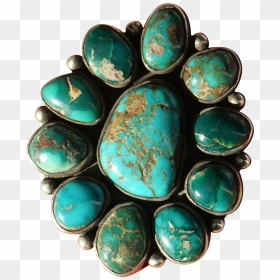 Antique Indian Jewelry Turquoise Vintage Pin Pendant - Jade, HD Png Download - indian jewelry png