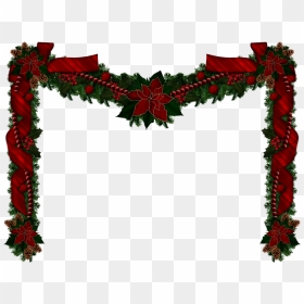 Christmas Garlands, Christmas Clipart, Rustic Christmas, - Christmas Garland Clipart Transparent, HD Png Download - garlands png