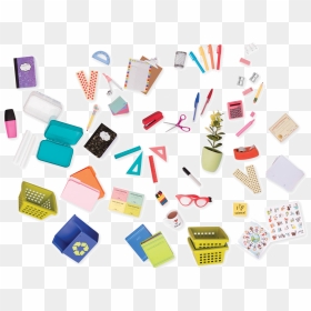 Accessory Detail Of School Supplies - Our Generation Doll School Set, HD Png Download - school notebooks png