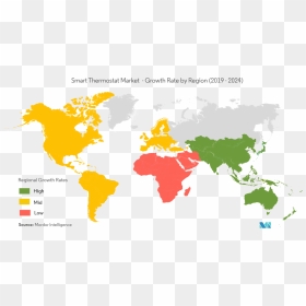 Map Of Acne In World, HD Png Download - nest thermostat png