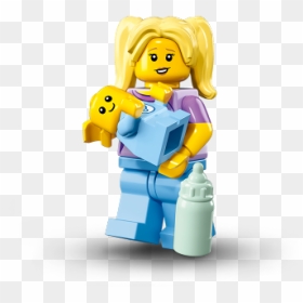 Lego Minifig Png - Lego Babysitter Minifigure, Transparent Png - lego man png