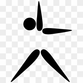 Gymnastics Svg Pictogram, HD Png Download - aerobics png